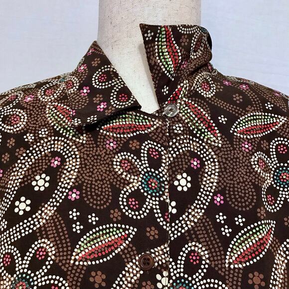 Elementz NWOT Vintage Button Down Blouse Women S - Picture 3 of 11